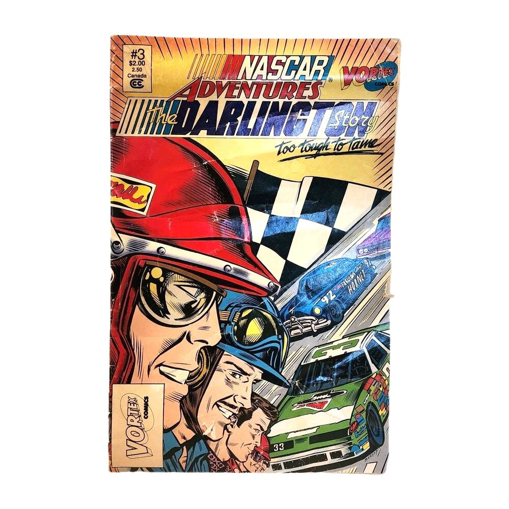 Nascar Adventures #3 The Darlington Story (Vortex Comics December 1991)